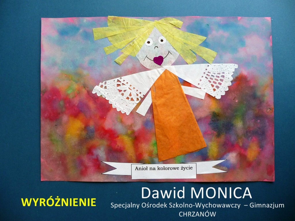 Dawid Monica - wyróżnienie
